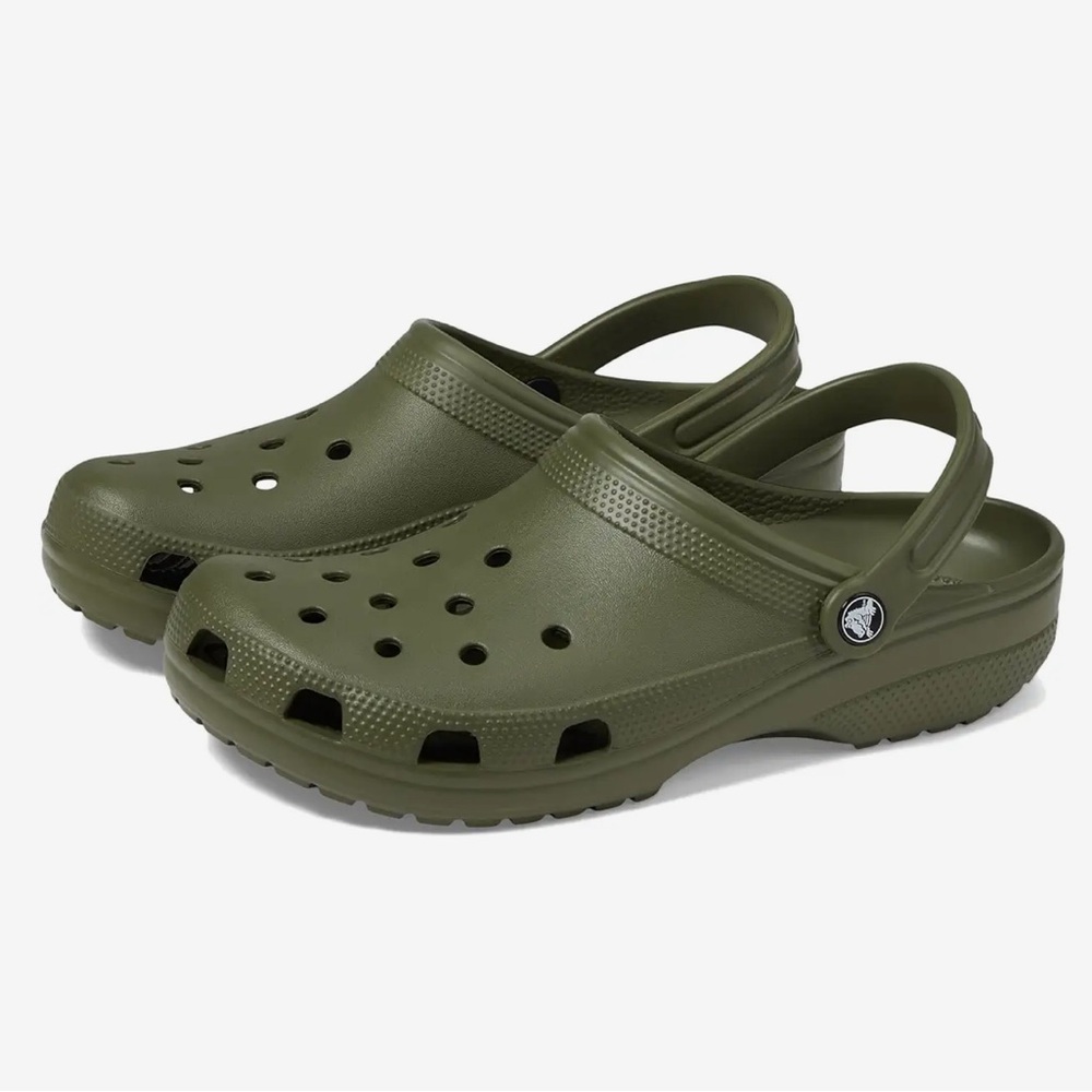 Crocs Classic Clogs Army Green Size 8